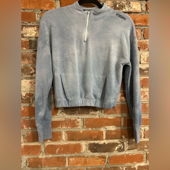 Gymshark Cropped Half Zip Pullover Size M - Picture 1 of 8